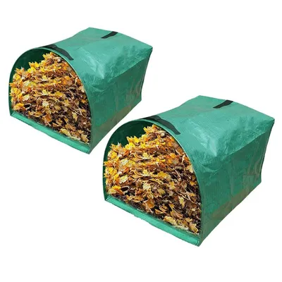 Produktbild von Laubsack, umweltfreundl Laubaufbewahrungssack, 53 Gallonen Fass., langlebiges PE-Material, für Gartenszenen, Laubsammlung, Unkrautreinigung