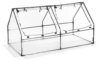 Produktbild von Schwarze Folie Frühbeet mit PVC-Folie