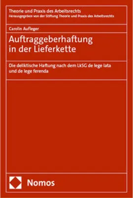 Obrázok produktu pre Auftraggeberhaftung in der Lieferkette