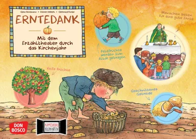 Produktbild von Erntedank. Kamishibai Bildkartenset.