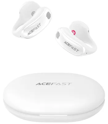 Zdjęcie produktu dla Acefast słuchawki FA006 OWS słuchawki 5.4, mikrofon 400 IP55, USB-C - białe