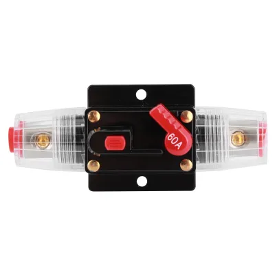 Obrázok produktu pre Automatický poistkový spínač s automatickým resetovaním pre zosilňovače, modifikácia audio systému v autách a nákladných vozidlách, 12 V, 60 A