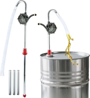 Productafbeelding van ATPEAM handpomp 25 l/min voor water, benzine, diesel en olie, handmatige waterpomp en brandstofpomp voor olie, diesel en tanks