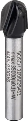 Produktbild von PRO Hohlkehlfräser, R 4,7, S 6