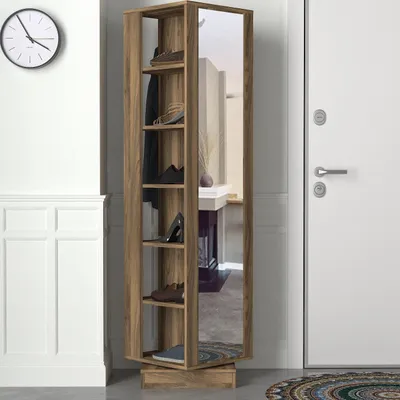 Image de Skye Decor, Roll - Walnut, Armoires, Pied d'entrée, noyer, 44,8 x 180 x 44,8 cm