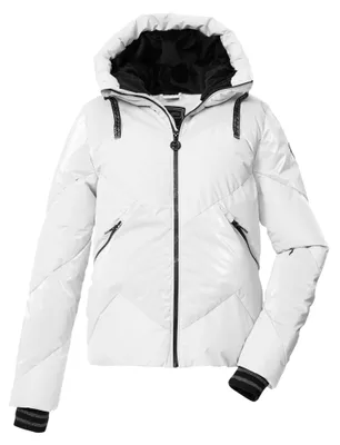 Productafbeelding van Killtec dames gewatteerde jas/skijas/functionele jas met donslook, met capuchon en een