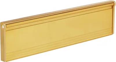 Produktbild von Briefkastenbürste - Briefkastenbürste - Briefkastendeckel - Gold