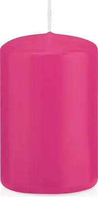 Produktbild von Stumpenkerzen Pink 80 x Ø 48 mm, 24 Stück, russarm, tropffrei, hochwertiger Docht