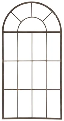 Produktbild von Klassischer Dekorativer Fensterrahmen aus Eisen Braun 57x79 cm mit Aufhängung witterungsbeständig