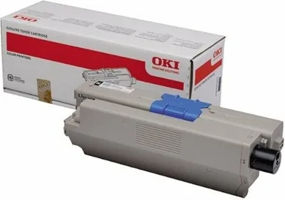 A toner cartridge and its packaging are displayed.