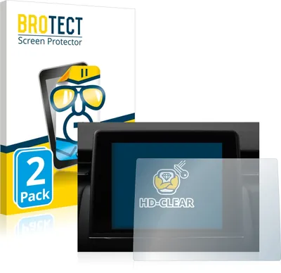 Produktbild von 2x Für Renault Clio V 2020 Easy Link 7" Schutzfolie BROTECT Displayschutz Display Schutz Folie Klar Transparent