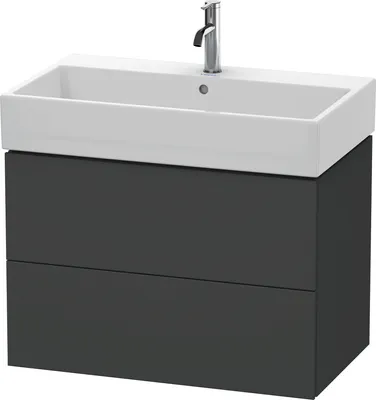 Produktbild von Duravit Waschtischunterbau L-CUBE 544x784x459mm graphit matt