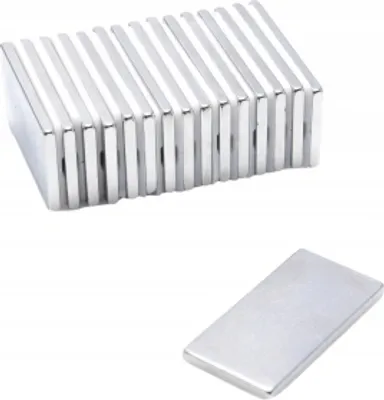 Produktbild von Neodym Magnete  30x15x2 N38 1 Stück, Extrem stark, Magnettafeln, Kühlschränke, Whiteboards, DIY