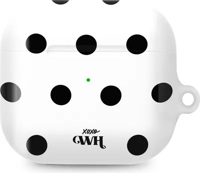 Produktbild von AirPods 3 Hülle - Polka Dots (White)