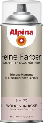 Produktbild von Alpina Feine Farben Sprühlack No. 23 Wolken in Rosé - graurosé 400 ml