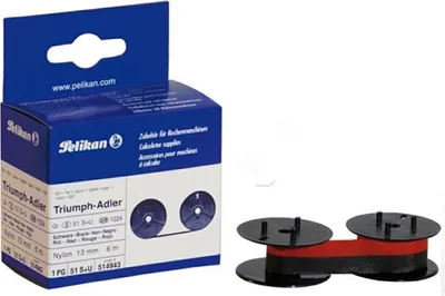 Produktbild von Pelikan Farbband für Canon/Facit/Sharp, schwarz/rot