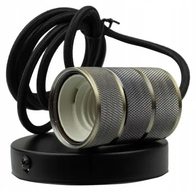 Image de Plafonnier Suspendu Bronze E27 60W