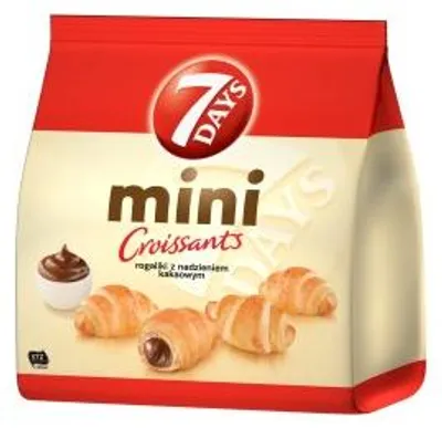 Immagine prodotto di 7Days Rogal Mini z nadzieniem kakaowym 185 g