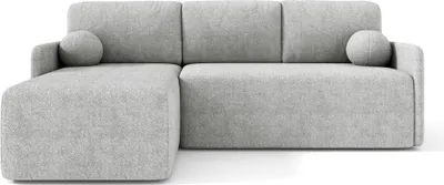 Produktbild von Selsey BLOOM - Ecksofa mit Schlaffunktion, Bouclé-Bezug in Grau