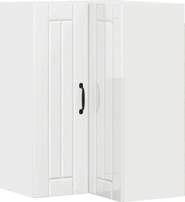 Immagine prodotto di Mobile angolare per parete LUCCA Bianco Lucido 57 x 57 x 80 cm