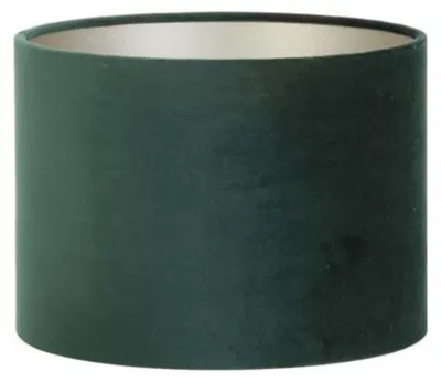 Image de Light & Living - abat-jour - Velours - vert - textile - Ø 25cm - E27 - 2225051