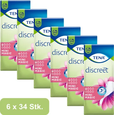 Produktbild von TENA - Discreet - Mini Magic - 6x34Stk.