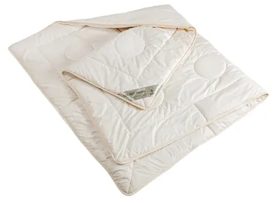 Produktbild von Bettdecke 240x220 Winter Schurwolle kbt Bio Baumwolle kbA Winterdecke Nadia