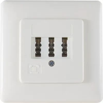 Produktbild von kabelbude KB7404102, TAE, Weiß, Kunststoff, Universal