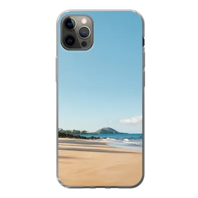 Produktbild von MuchoWow® Handyhülle Schutzhülle Hülle für iPhone 13 Pro Max Strand - Sommer - Palmen Silikon Softcase Handy Hülle - Mobiltelefon