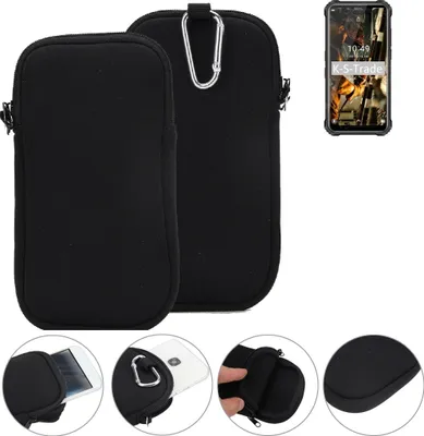 Produktbild von K-S-Trade Neopren-Hülle Handyhülle kompatibel mit Oukitel WP9 Schutzhülle Neoprenhülle Sleeve Schutz-Hülle Gürtel Tasche Case Holster