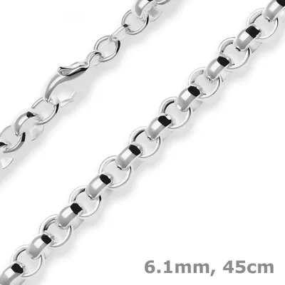 6-1mm-Erbskette-aus-925-Silber-45cm
