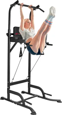 Produktbild von Home Fitness Code Kraftstationen, Multifunktions Kraftstation, Fitnessstation, Multistation, Multistation Set, Höhenverstellbare Dip-Station, Klimmzugstange bis 150 kg, für Heimtraining, X20I00K026