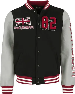Produktbild von Iron Maiden Collegejacke Herren The Number Of The Beast Varsity Jacket multicolor M