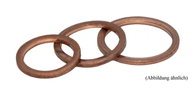 Produktbild von Kupferdichtringe DIN 7603, 12 x 16 x 1,5 mm Verpackungseinheit mit 100 Stück