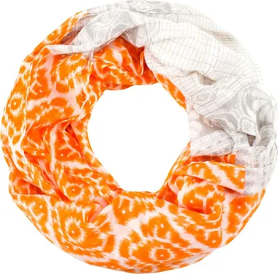 Produktbild von Sunsa Damen Loop Schal. Baumwolle Schlauchschal. Dünn Loopschal mit Blumendesign