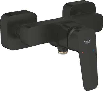 Obrázok produktu pre Grohe jednopáková sprchová batéria Cubeo 101824, matná čierna, 1 ks.