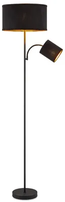 Immagine prodotto di Home Sweet Home - Lampada da terra moderna nera - Con due paralumi - Ø40 x 175cm