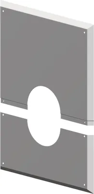 Zdjęcie produktu dla Atec Wandblende PolyTop geschlossen DN80/125