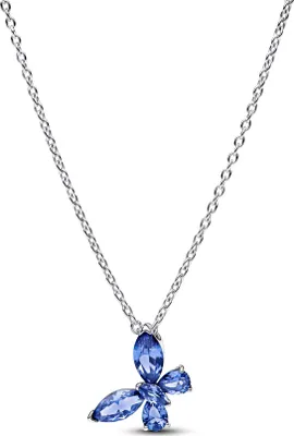 Produktbild von Pandora Halskette-Anhänger Schmetterling Blau Silber 394232C01-45 cm