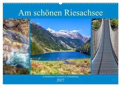 Produktbild von Am schönen Riesachsee (Wandkalender 2027 DIN A2 quer), CALVENDO Monatskalender