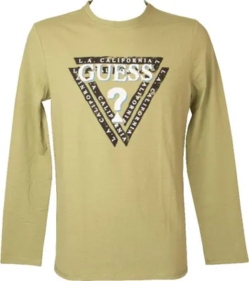 Immagine prodotto di T-shirt uomo GUESS maglia manica lunga girocollo con stampa slim fit cotone elasricizzato articolo M2BI55J1314, US M - MEX/ES M - UK 36 - EUR 48 - IT M - CAN M, Cotone 95%,Spandex 5%