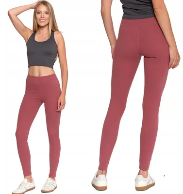 Obrázok produktu pre Rebrované Dámske Legíny S Vysokým Pásom A Širokým Pásom Moraj L/Xl