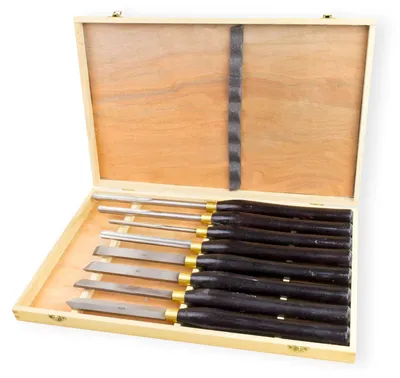 Drechselbeitelsatz Drechselbeitel Drechseleisen Drechselmeissel Stahl Drechselsatz Drechseln Beiteln Tlg. Holz Drechselmesser Satz 8-tlg. Profi 920158 24952 4031765249522