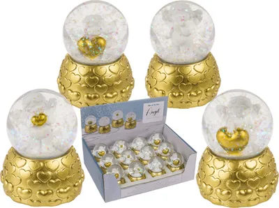 Produktbild von OOTB Schneekugel Lieblingsengel auf goldf. Sockel