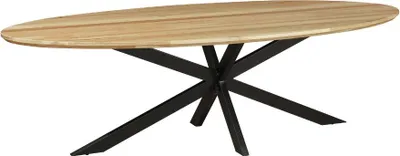 Immagine prodotto di In And OutdoorTavolo da pranzo Berlin - rovere - 260x110x76cm - gamba a X - ovale - moderno - tavolo da sala da pranzo
