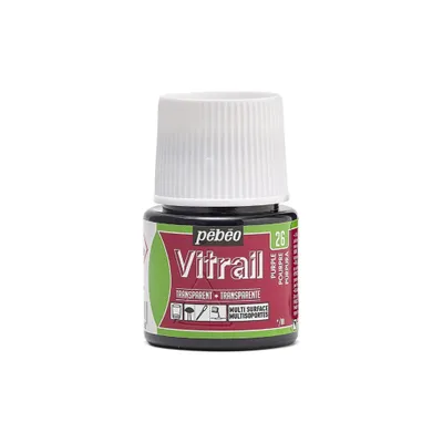 Immagine prodotto di Pebeo Vitrail vernice trasparente per vetro, 45 ml, 26 viola