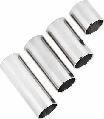 Obrázok produktu pre Bottleneck, gitara Slide, gitara Slide Set, 4 ks z nehrdzavejúcej ocele Guitar Bass Slides Cylinder Tube Guitar Tone Bar Príslušenstvo pre elektrickú gitaru, gitaru, basgitaru, ukulele