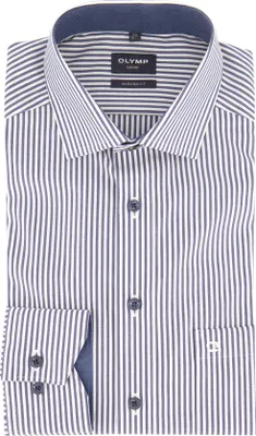 Produktbild von Olymp Hemd blau bügelfrei modern fit