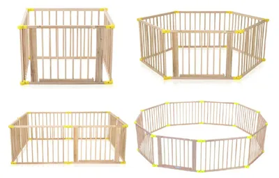 Produktbild von 2Kids Toys Dětská dřevěná ohrádka XXL