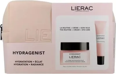 Produktbild von Lierac Hydragenist Moisturizing Radiance Cream 50ml Set 3 Pieces